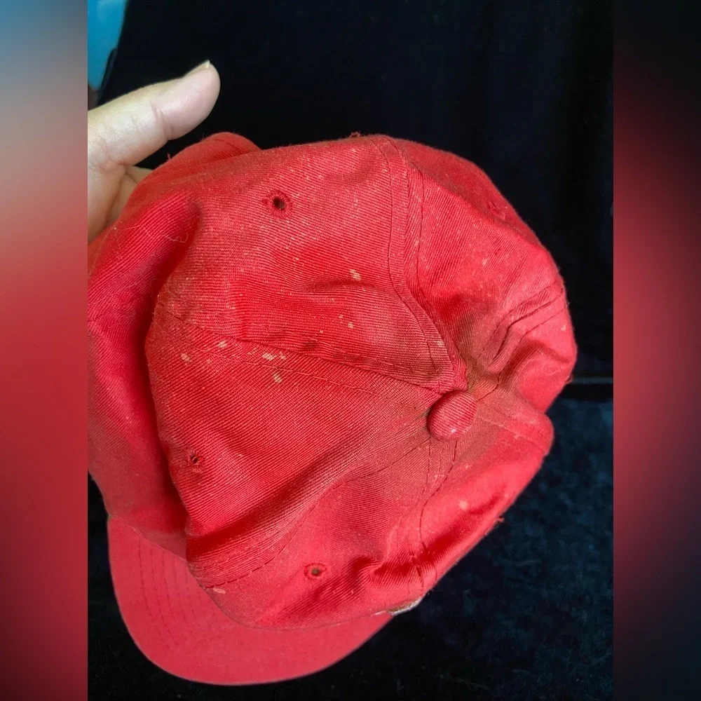🩵 Vintage Super Bowl 27 XXVII Red Rose New Era Hat - Rare- FLAWED
